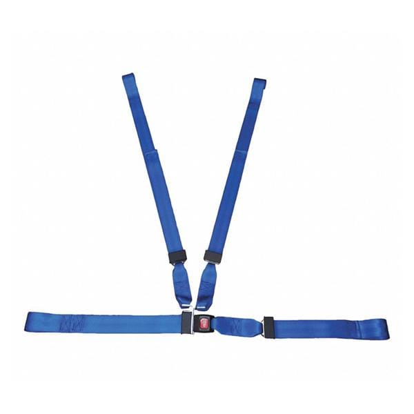 Restraint Strap Chest Nylon 4 Point Harness Push Button Buckle Ea