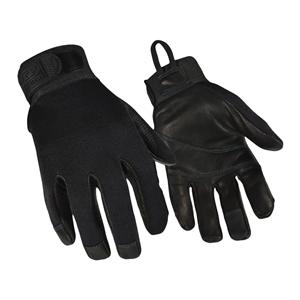 Ringers Synthetic Leather/Kevlar Flame Resistance Tactical Gloves Small Black