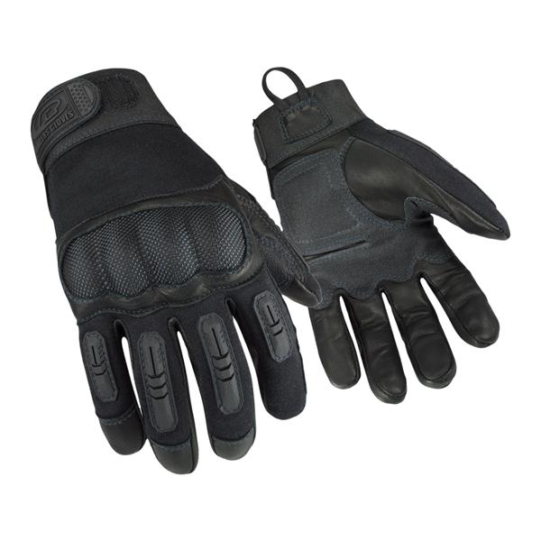 Hard Knuckle Flame Resistance Tactical Gloves X-Small Black