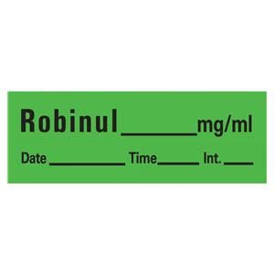 Label For Stock RobinulGREEN 333/RL