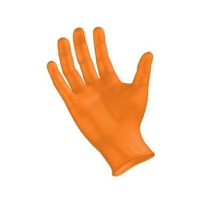 SemperForce Nitrile Exam Gloves Small Orange Non-Sterile