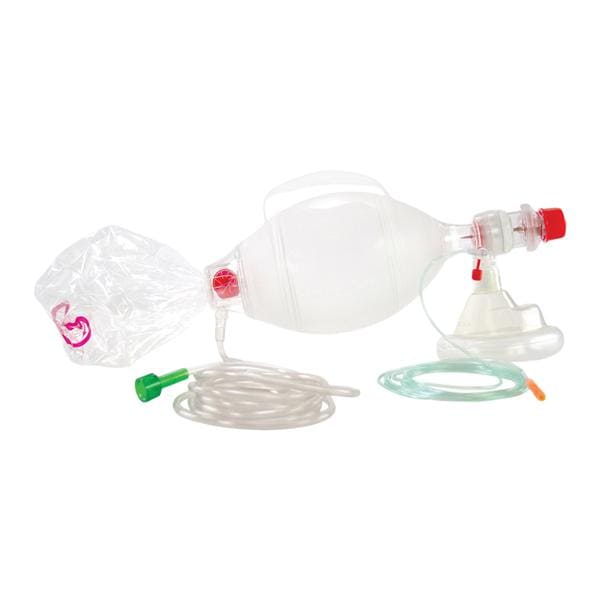 SPUR II Bag Valve Mask Adult Disposable Ea