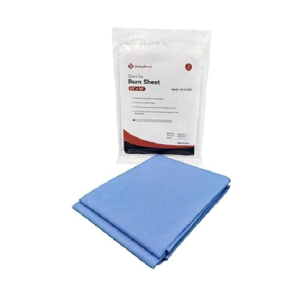 Non-Woven Burn Sheet 60x90" Sterile Blue