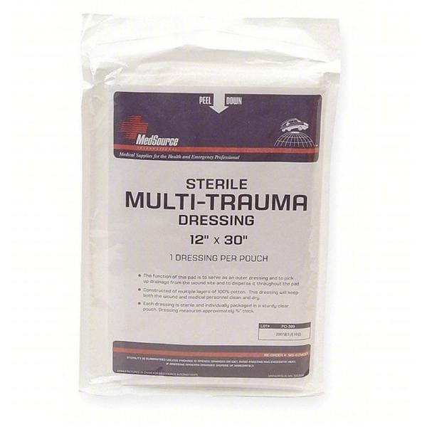 Non-Woven Multi-Trauma Dressing 12x30" Sterile Highly Absorbent