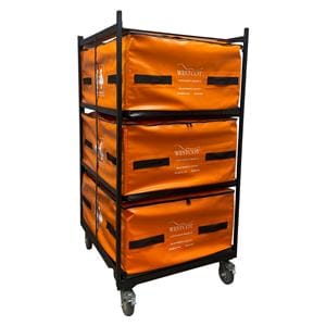 WestCot Storage Cart All Terrain Aluminum w/ Deployment Bgs/ Dsp Linens Ea