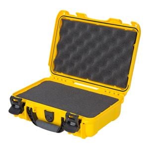 Model 909 Waterproof Case 12.6x9x4.4" Yellow Latch Closure Sft Grp/Hndl