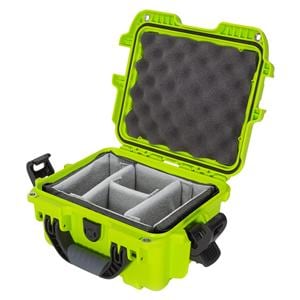 Model 905 Waterproof Case 12.5x10.1x6" Lime Latch Closure Sft Grp/Ergo Hndl