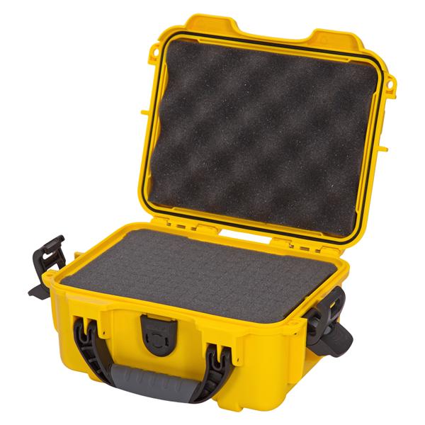 Model 904 Waterproof Case 10.2x7.9x4.5" Yellow Latch Closure Sft Grp/Hndl