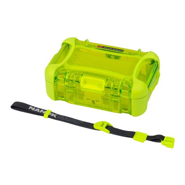 Nano 330 Water Resistant Case 7.4x5.1x2.6" Lime PowerClaw Latching System