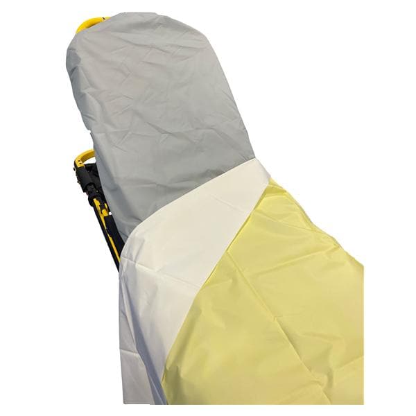 Emergency Blanket Yellow/White Poly/Woven 50x84