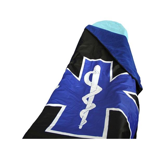 EMS Blanket Black/Royal Blue Fleece/Nylon 60x90