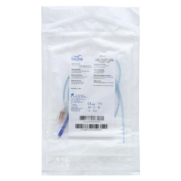 Drain Incision Blake Silicone 4-Channel Round Tip Sterile 10/Ca