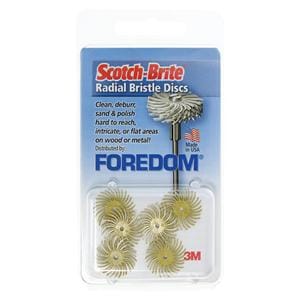 Scotch-Brite Polishing Bristle Discs 80 Grit 6/Pk