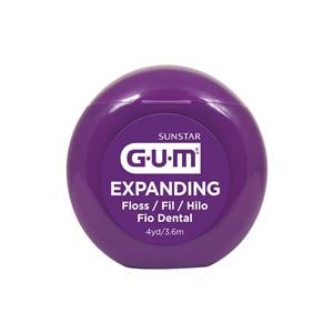 GUM Expanding Waxed Floss 4 Yards Unflavored 144/Bx