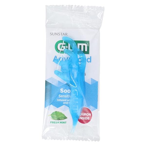 GUM Flosser Curvy Fresh Mint 3/Package 48Pk/Bx