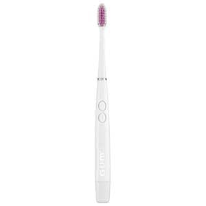 GUM Sonic Battery Power Toothbrush White 12/Pk