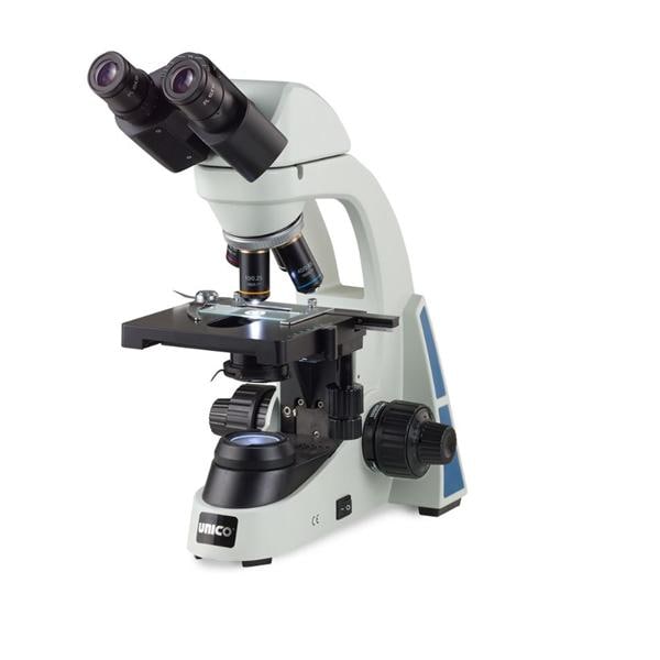 Binocular Microscope Mechanical Stage Achromat 4, 10, 40, Semi-Plan 4 Ea