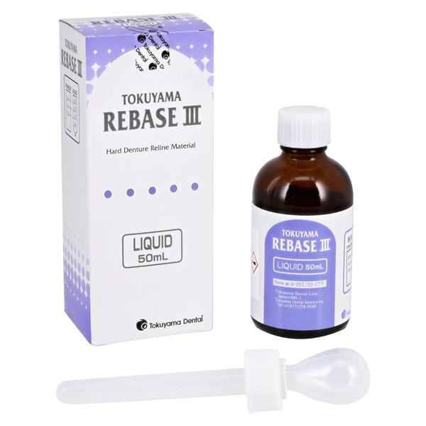 Rebase III Reline Material Hard Rebase Repair Heat Cure 50mL/Bt