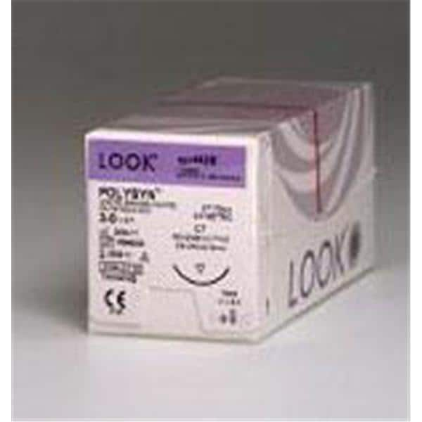 Polysyn Suture 6-0 18" Polyglycolic Acid Braid VSP-8/VSP-8 Violet 12/Bx