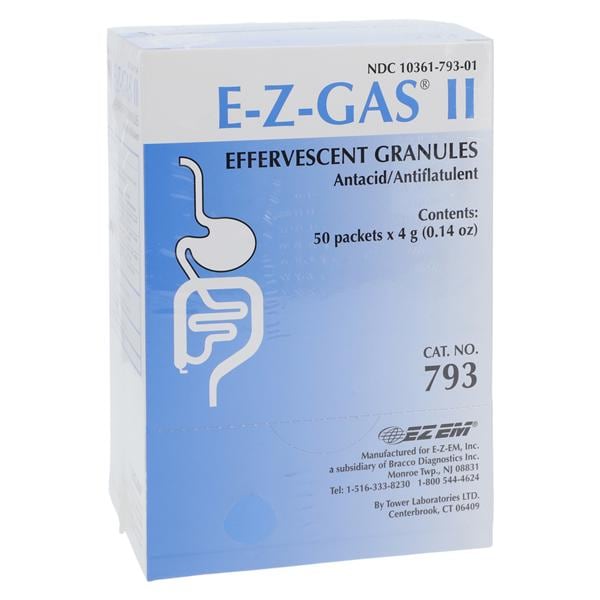 E-Z Gas II Effervescent Granule 4gm Packets 50/Bx