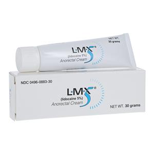 LMX5 Anesthetic/Anorectal Topical Cream Tube 30gm/Ea, 12 EA/CA