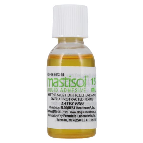 Mastisol Liquid Adhesive Adhesive EtOH/GUM Mstc/Storax/Mthyl Slcyt Clr Bt