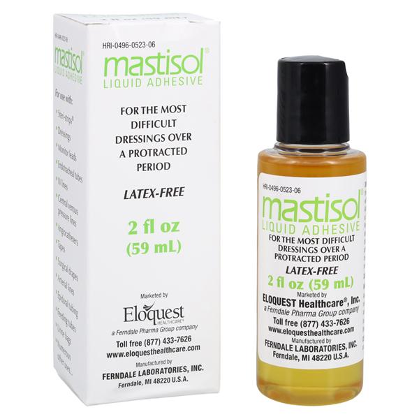 Mastisol Liquid Adhesive Adhesive EtOH/GUM Mstc/Storax/Mthyl Slcyt Clr 2oz