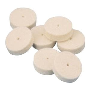 Felt Wheels Pin Hole Center Soft 3/4" x 1/8" 24/Bx