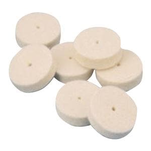 Felt Wheels Pin Hole Center Soft 1" x 1/8" 24/Bx