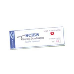 Scies Piercing Jewelers Saw Blades .021"W .010" 144/Pk