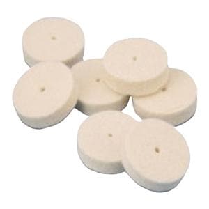 Felt Wheels Pin Hole Center Soft 1/2" x 1/8" 25/Bx