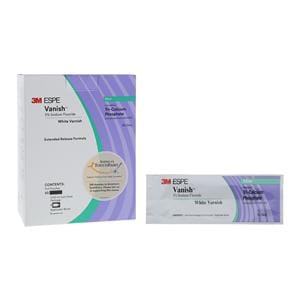 3M™ Vanish™ Varnish Trial Pack 5% Sodium Fluoride 0.5 mL Mint White 50/Pk