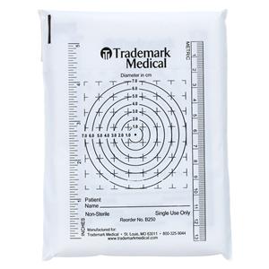 Decubitus Wound Measure Guide 3-3/4x5-1/2" Disposable 250/Bx