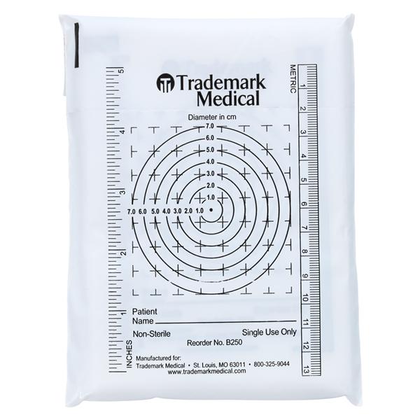 Decubitus Wound Measure Guide 3-3/4x5-1/2" Disposable 250/Bx