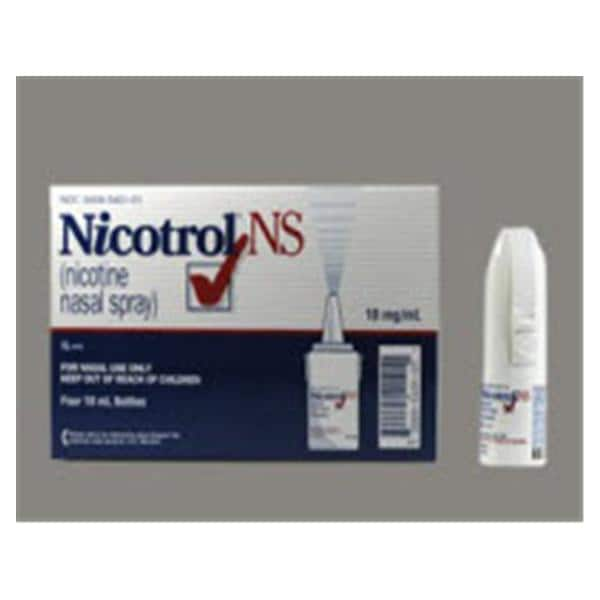 Nicotrol NS Nasal Spray 10mg/mL Bottle 10mL 4/Package