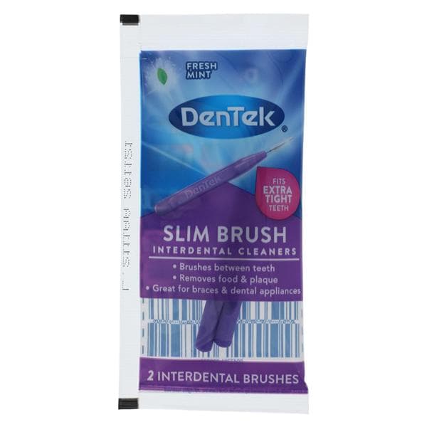 DenTek Brush Cleaners Slim Bags 144/Bg, 12 BG/CA