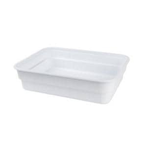 Basin Lid Rectangle Plastic White