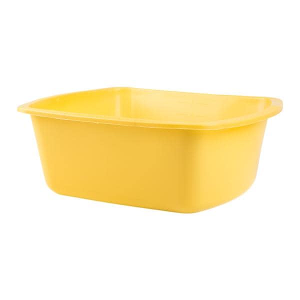 Wash Basin Rectangle Polypropylene Gold 6qt