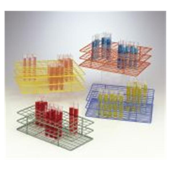 Poxygrid Test Tube Rack 10-13mm 72 Place Orange Ea