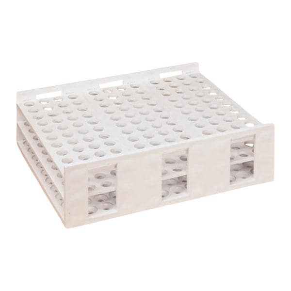 SP Scienceware Radioimmunoassay Tube Rack 10-13mm 216 Place White Ea