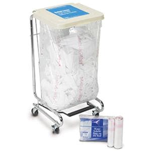 Water Soluble Laundry Bag Clear 40-45 Gallon 36x38" 100/CA