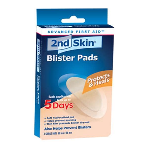 Spenco Foam Blister Pad 2-3/8x1-3/4" Sterile Oval Pre-Cut Adhesive Trans LF