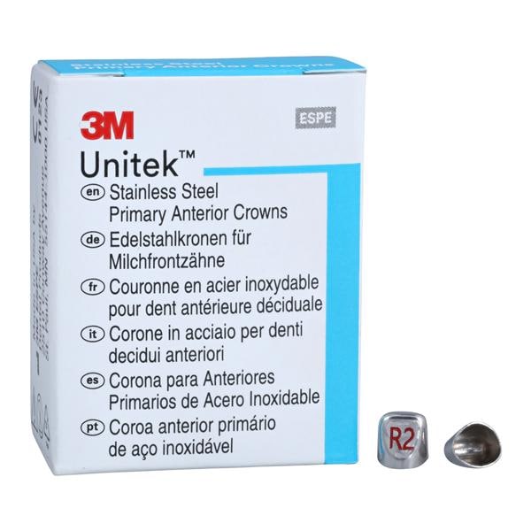 3M™ Unitek™ Stainless Steel Crowns Size 2UR Prim Ant UR Lat Refill 5/Bx