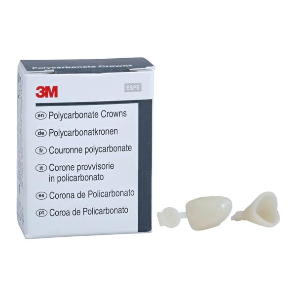 3M™ Polycarbonate Crowns Size 20 Upper Right Lateral Replacement Crowns 5/Bx