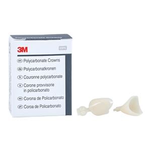 3M™ Polycarbonate Crowns Size 39 Lft Cspd Upr&Lwr Replacement Crowns 5/Bx