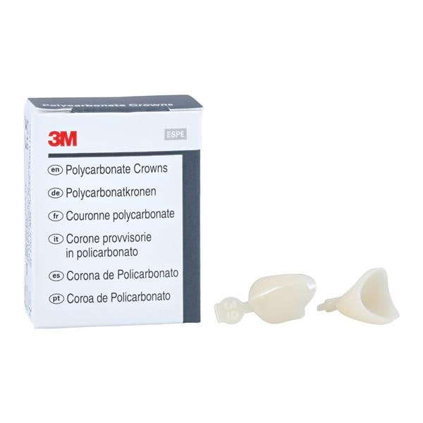 3M™ Polycarbonate Crowns Size 39 Lft Cspd Upr&Lwr Replacement Crowns 5/Bx