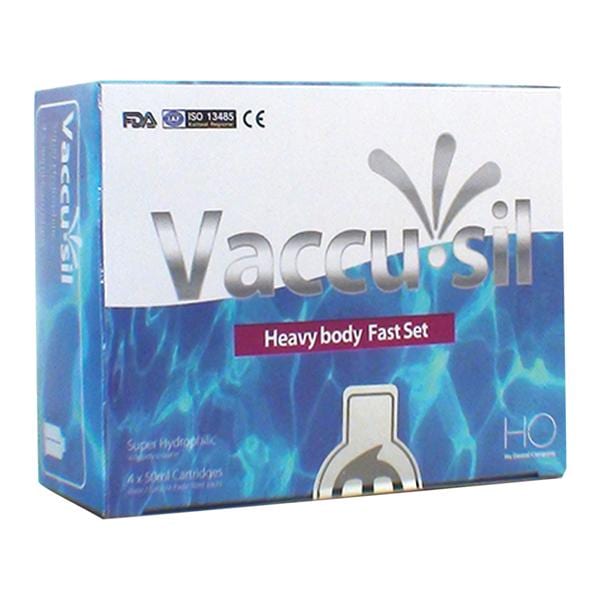 Vaccu-Sil Impression Material Fast Set Heavy Body 4/Bx