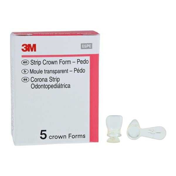 3M™ Unitek™ Strip Crown Form Size 1 Replacement Crowns Prim Upr Lft Cntrl 5/Bx