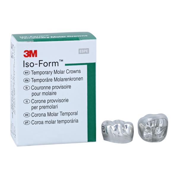 3M™ Iso-Form™ Temporary Metal Crowns Size L60 1st LRM Replacement Crowns 5/Bx