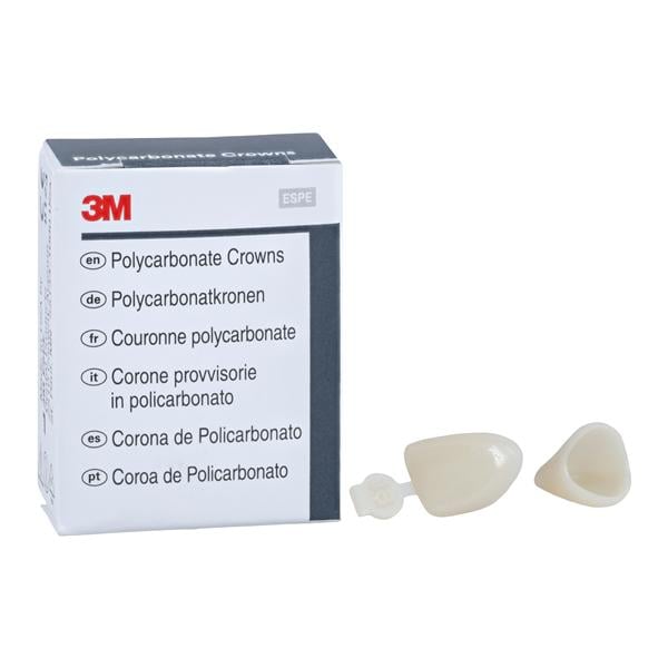 3M™ Polycarbonate Crowns Size 18 Upper Left Central Replacement Crowns 5/Bx